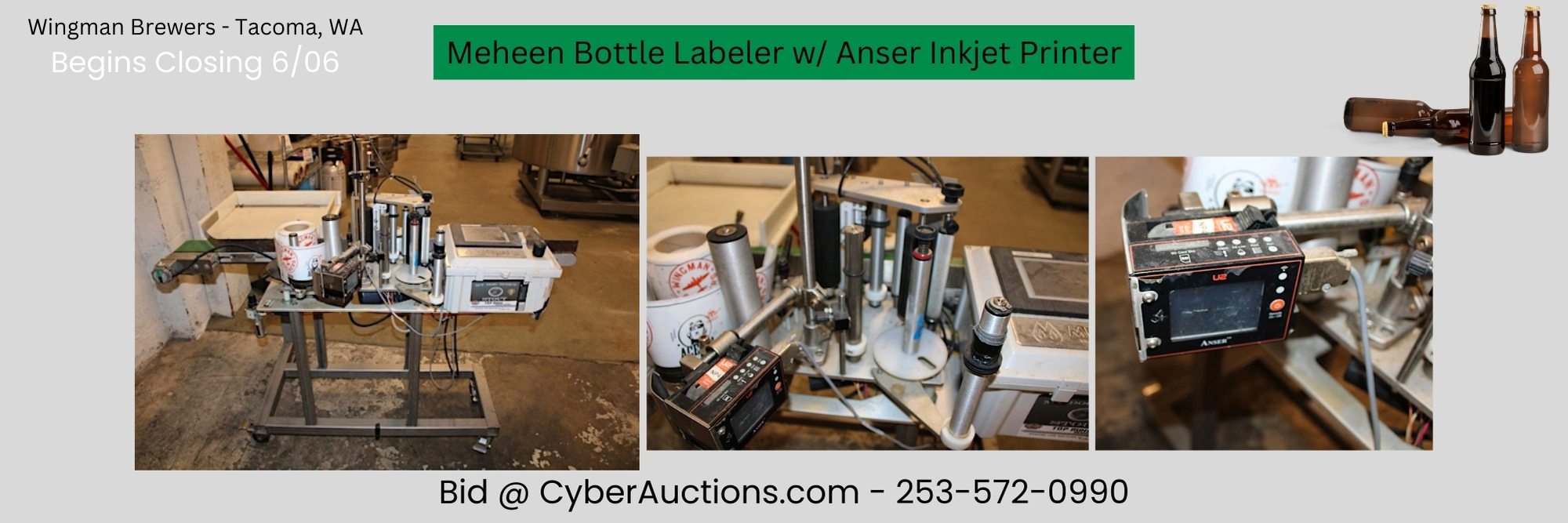 Copy of Meheen Inline 6 Head Bottle Filler